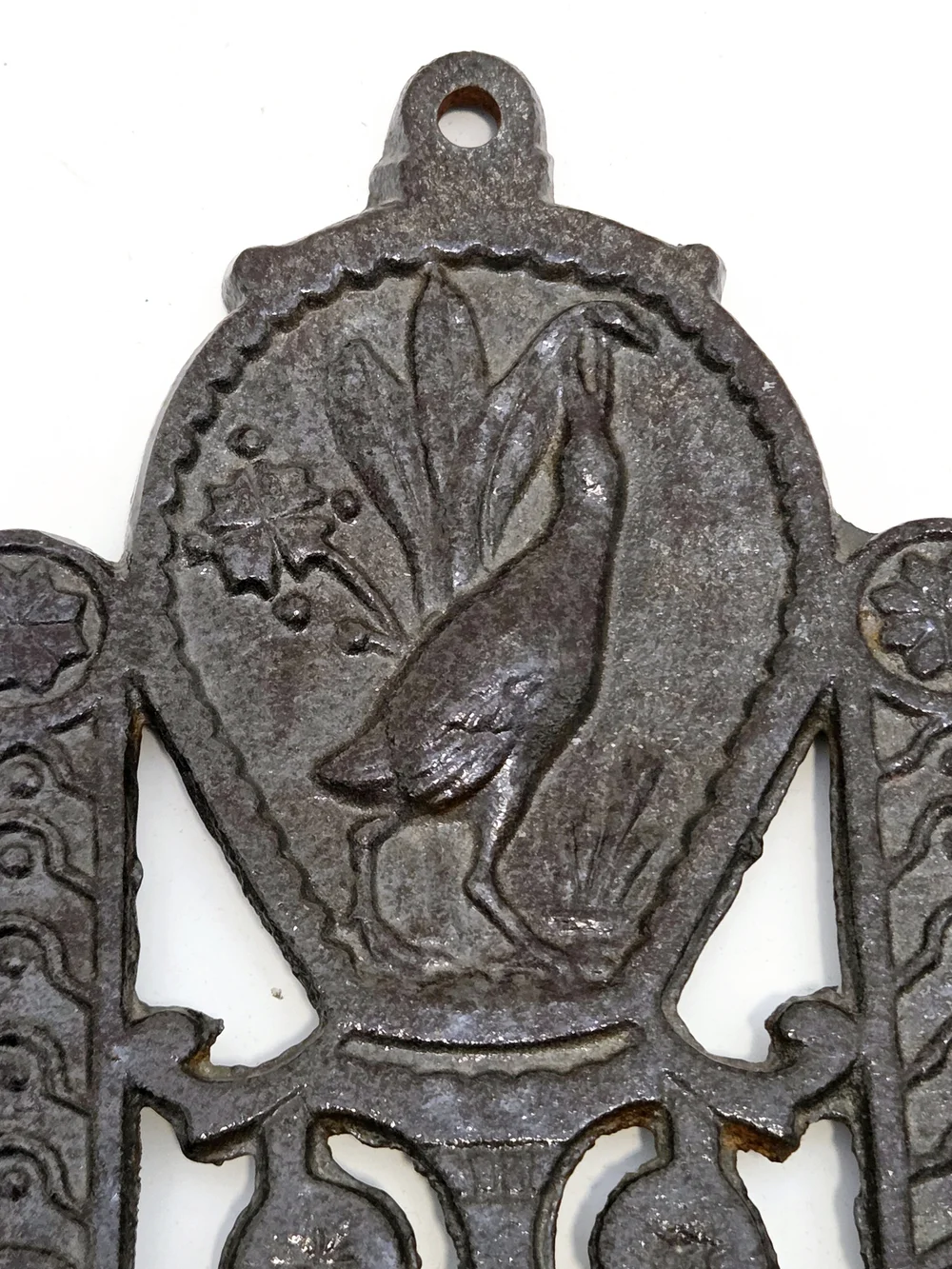 Antique Cast Iron Kiwi Bird Wall Mount Sconces, a Pair